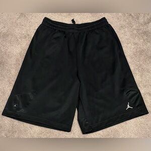 Nike Air Jordan Dri-Fit Mens Black Jumpman Basketball Shorts Size Medium